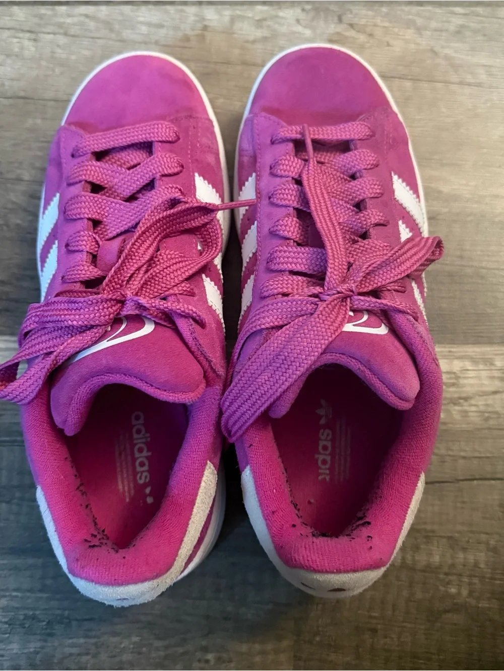 Adidas Campus GS Pink Suede Sneakers Kids 7 / Women’s 8.5